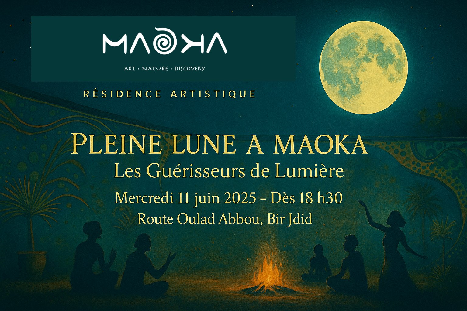 Pleine Lune à Maoka